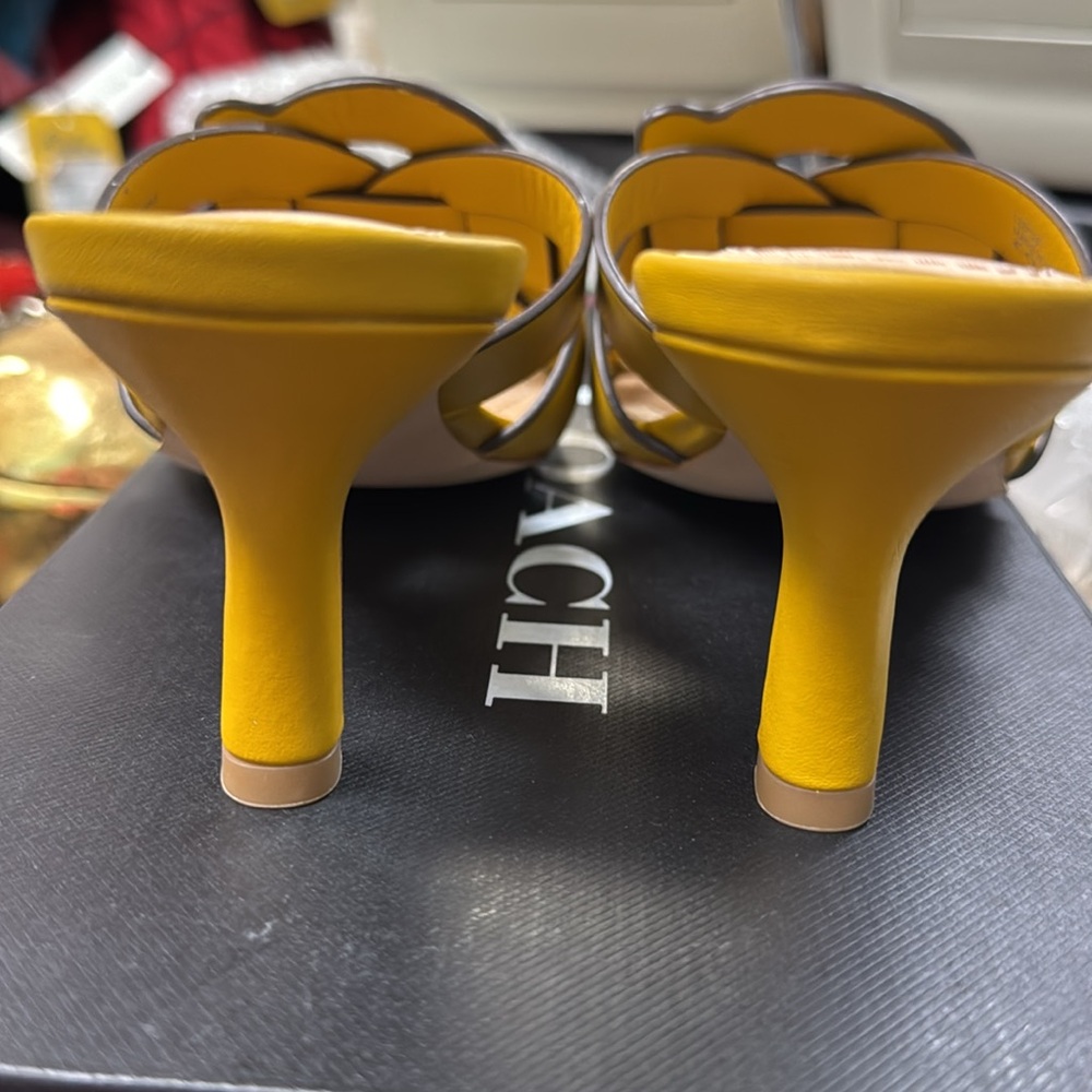 Coach Yellow Sandals - Picture 9 of 11